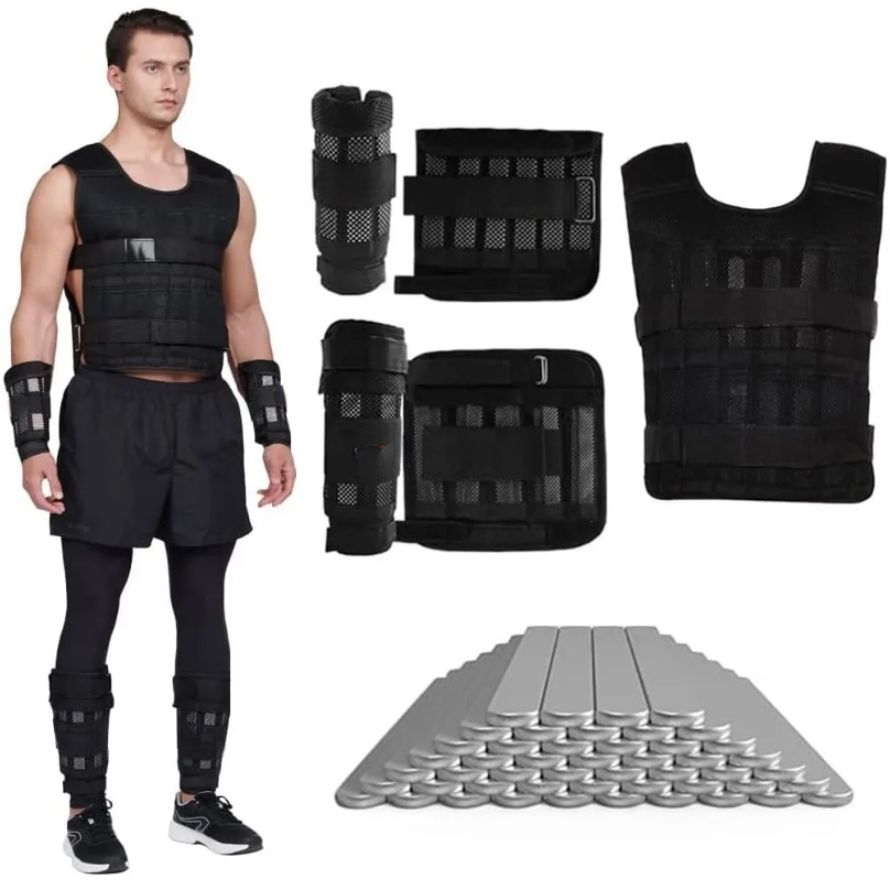 Crossfit Weight Vest - 20kg 조절 가능한 웨이트 트레이닝 슈트