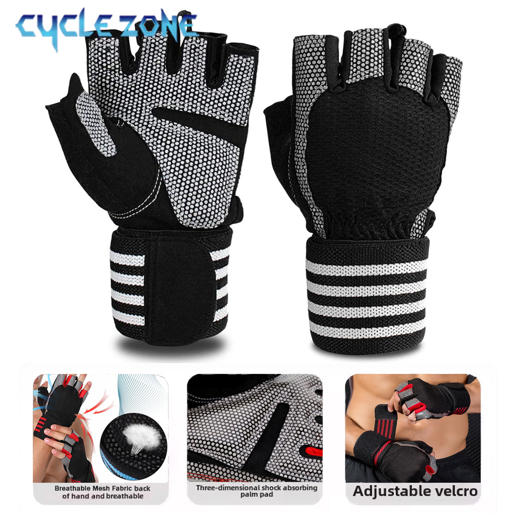 Crossfit Equipment - 손목 랩 지원 기능이 있는 1쌍의