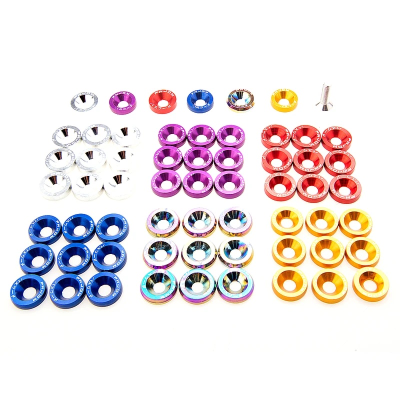Bumper Plate 10Kg - 10-30개 M6 JDM 나사 번호판 볼트