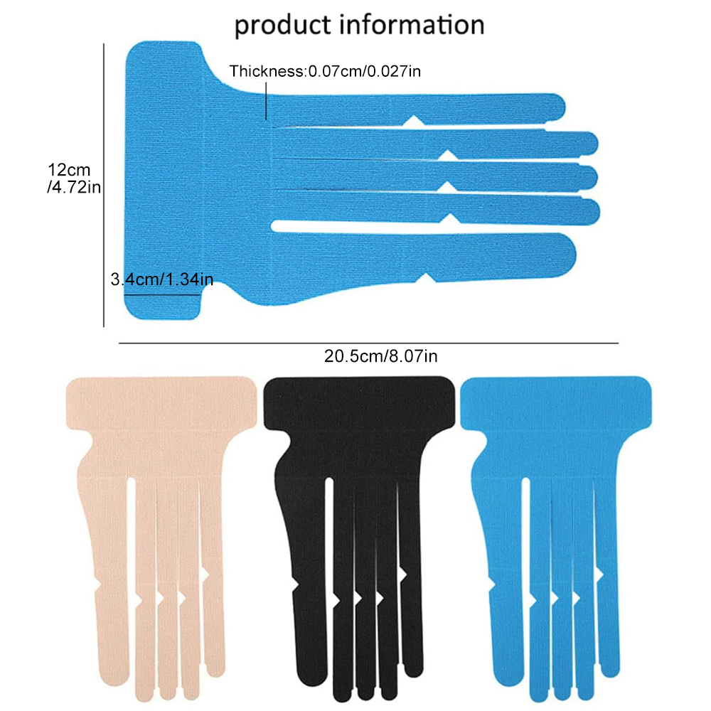 손목 및 손가락용 5PC Precut Kinesiolo - Finger Tape Athletic 리뷰 및 가격