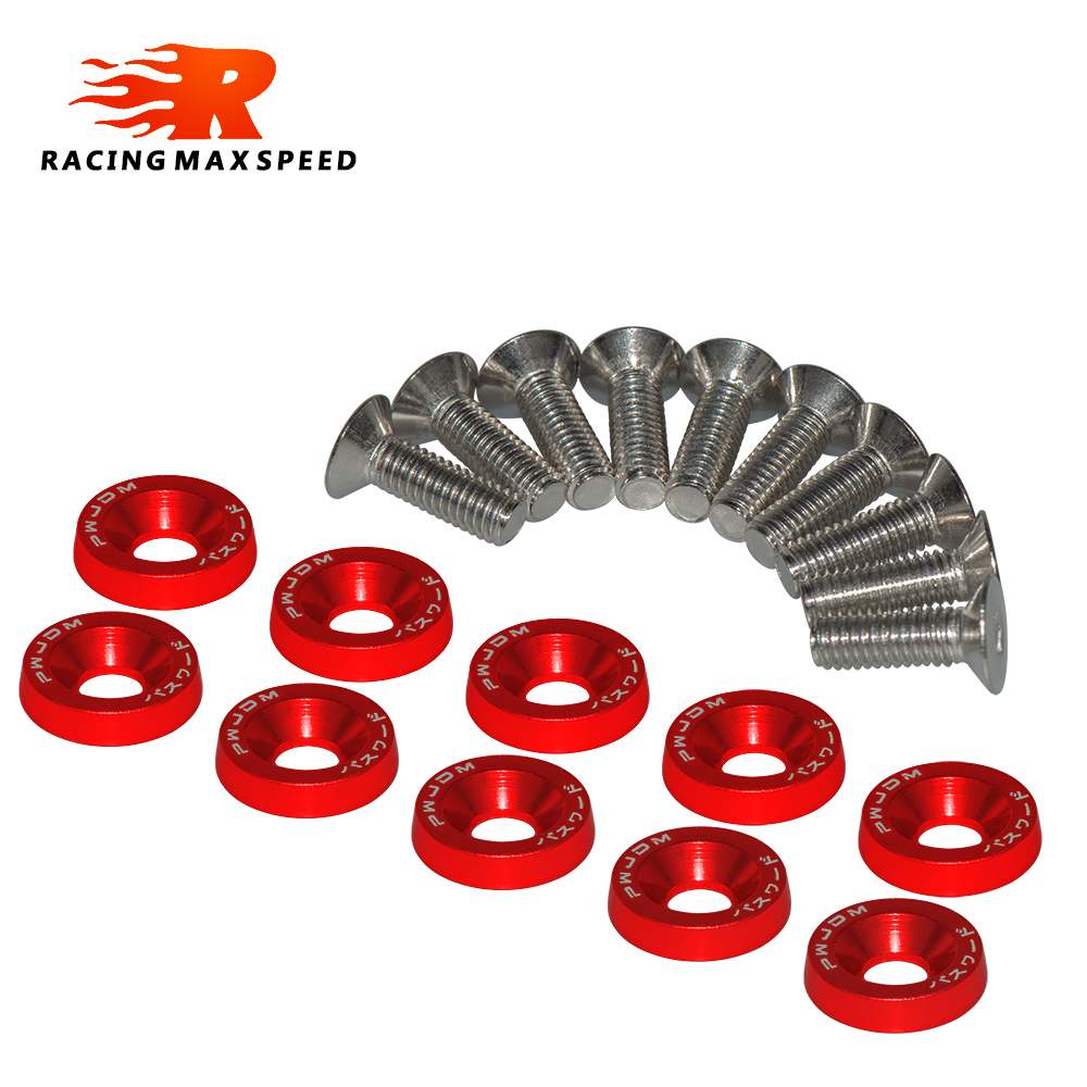 10PCS M6 JDM 자동차 수정 된 육각 패스너 펜 - Bumper Plate 10Kg 리뷰 및 가격
