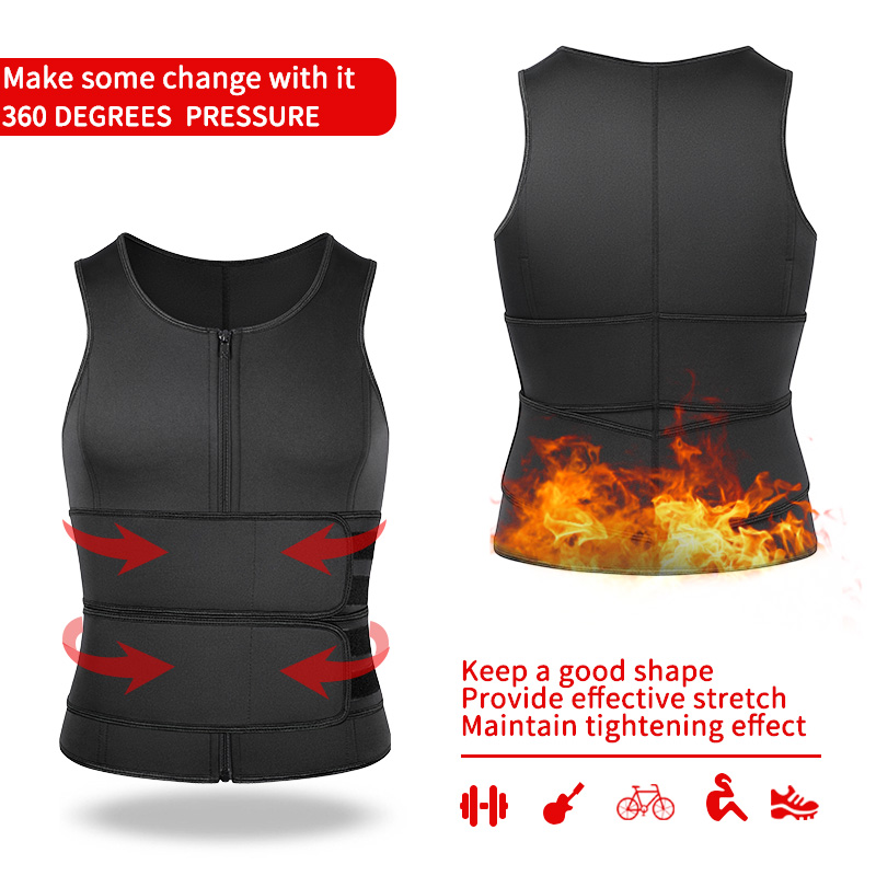 Qtree 네오프렌 바디 셰이퍼 조끼 남성용, 슬리밍  - Crossfit Weight Vest 리뷰 및 가격