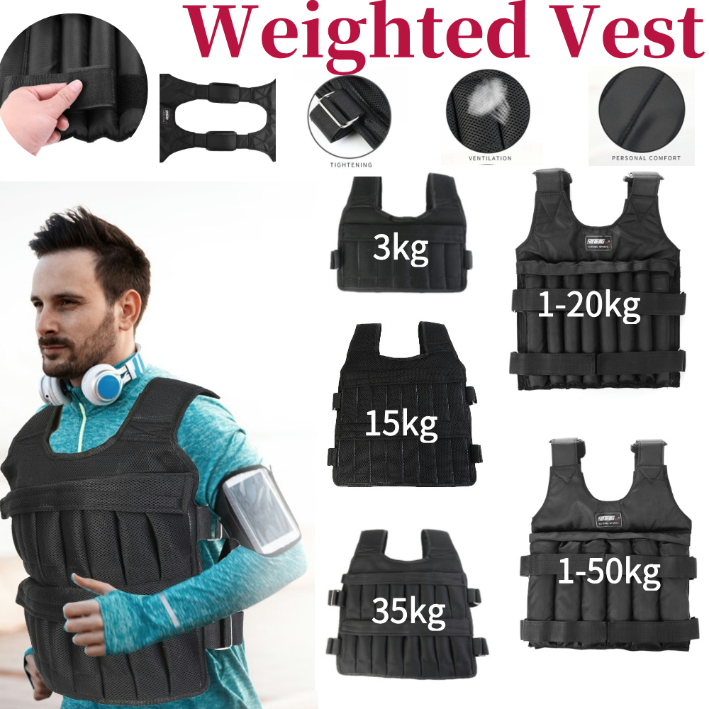 3/15/35kg 운동용 웨이트 재킷 조절 가능한 운동 - Crossfit Weight Vest 리뷰 및 가격