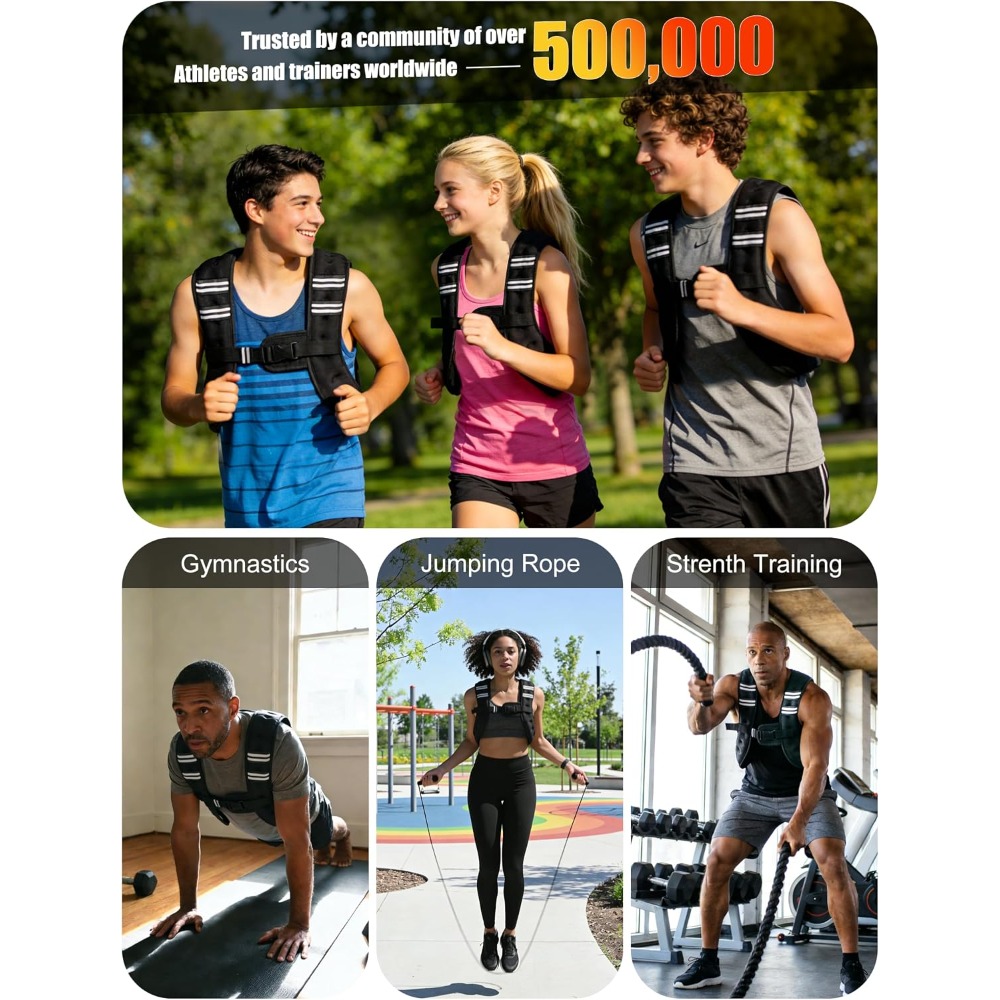 피트니스 웨이트 조끼, 철제 펠릿으로 사전 충전된 조절 - Crossfit Weight Vest 리뷰 및 가격