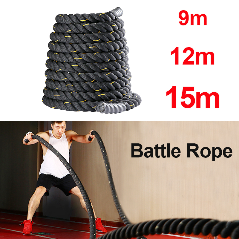9M/12M/15M 피트니스 배틀 로프 크로스핏 헤비  - Crossfit Equipment 리뷰 및 가격